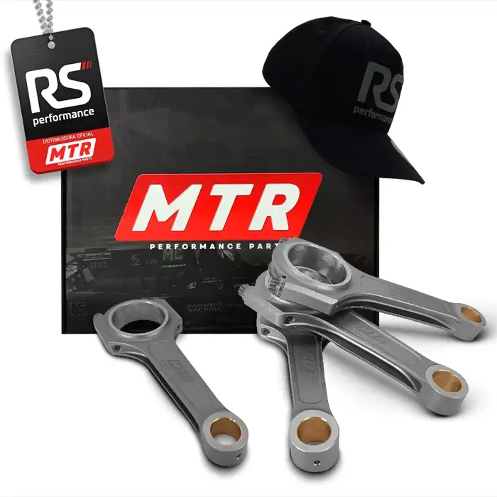 Jogo de Bielas LIGHT SERIES para motores GM  - 129mm / pino Ø 18mm Até 800cv