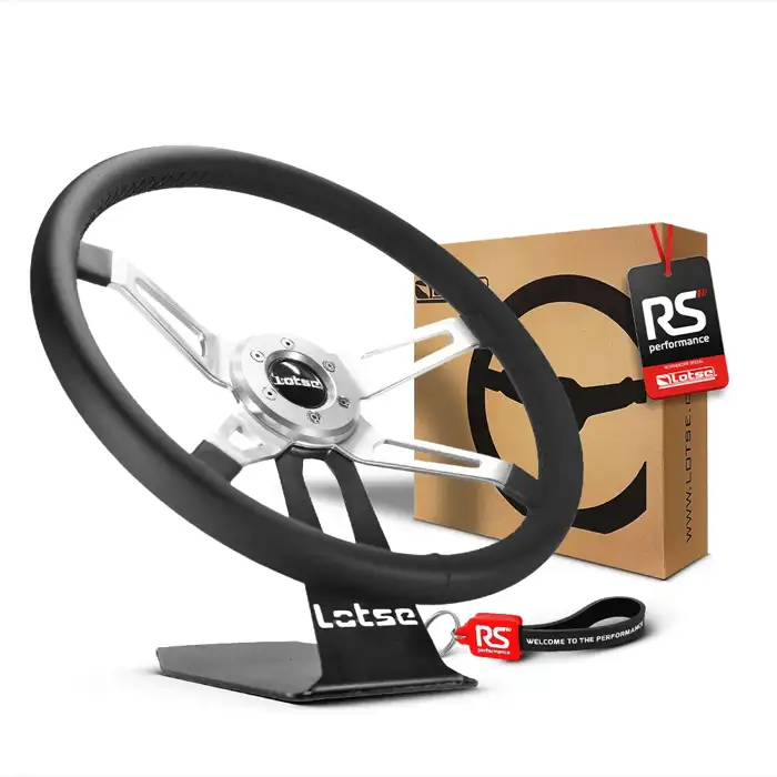 VOLANTE LOTSE FOUR PRETO (CROMO)