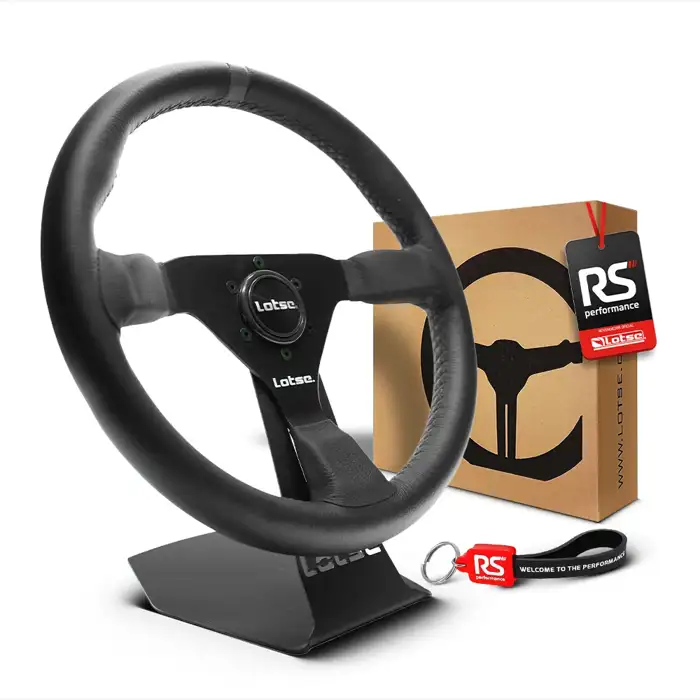 Volante Lotse Universal Gt330 Em Couro - 3 Cores