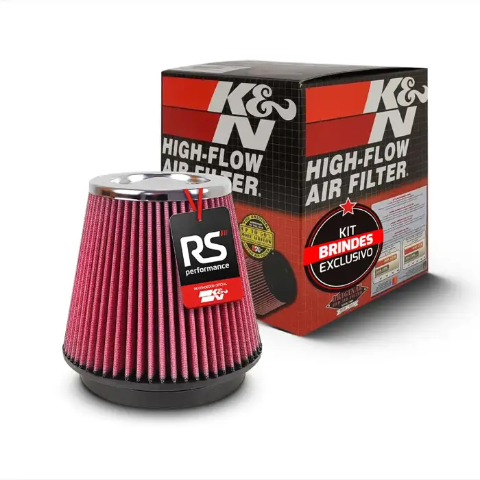 Filtro De Ar Esportivo K&n Universal Cônico Mono Fluxo 6 Pol