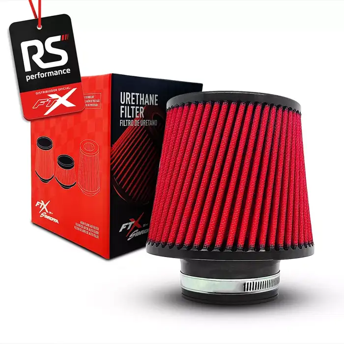 Filtro De Ar Esportivo Duplo Fluxo 2,5 - 3 Pol Universal