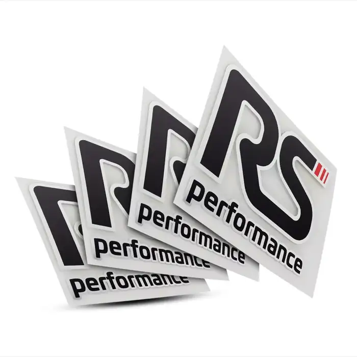 ADESIVO RS PERFORMANCE LOGO CROMO 9,5X8