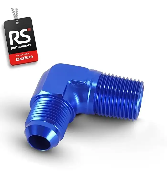 Niple 90º Tamanho 8an / 1/2 Npt (nipel)