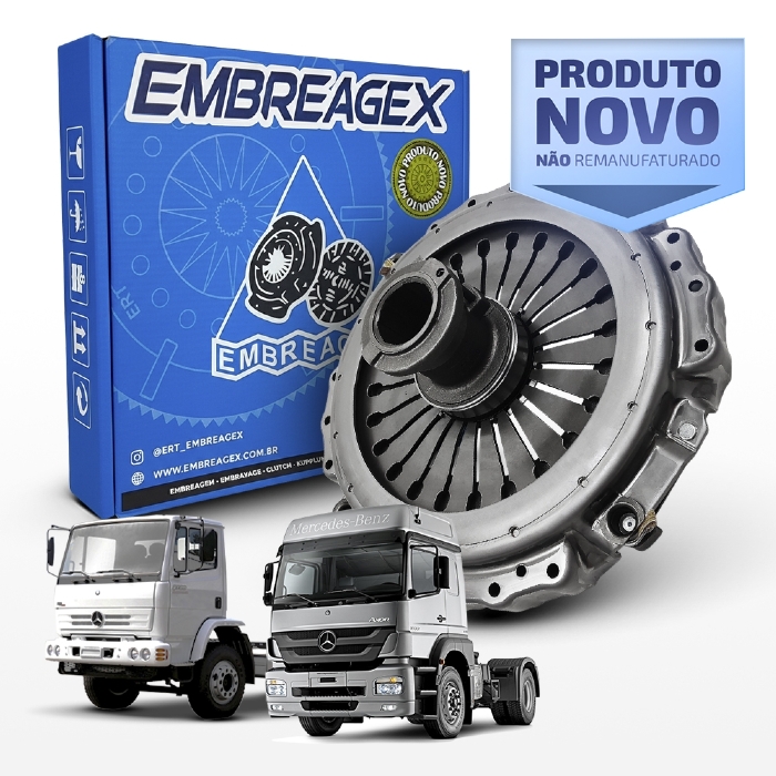 Embreagem Mercedes Axor/Atron/LS/S 430mm OM457/906/926 6535