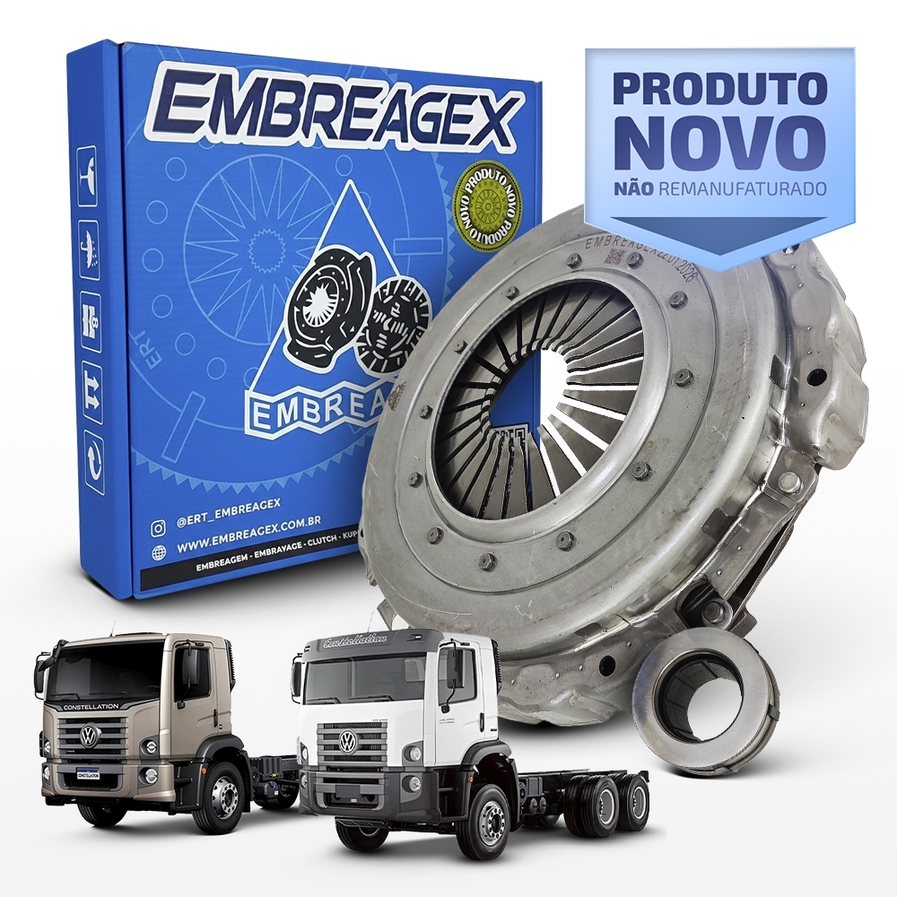 Embreagem VW Constellation/Worker 395mm Cummins/MWM/Man