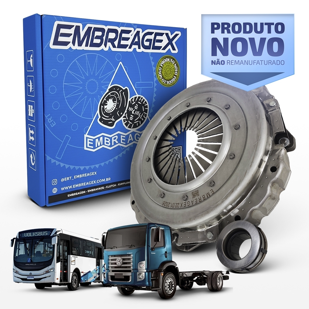 Embreagem VW Constellation/Worker 395mm Motor MAN D08 6601