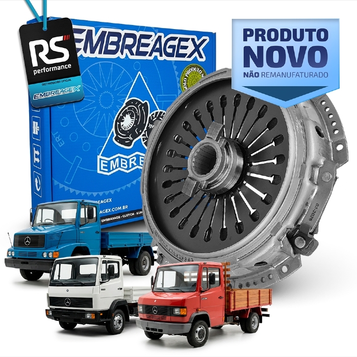 Embreagem Mercedes Benz 310mm Motor OM 364 LA 140CV 6314