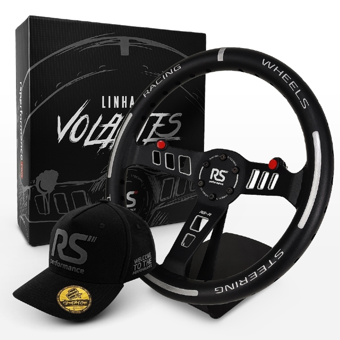 Volante Esportivo Competition RS Performance RS-R em Aluminio Aliviado