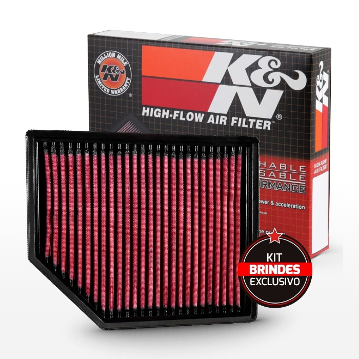 FILTRO DE AR ESPORTIVO K&N VOLVO S60 S90 V60 V90 XC60 XC90 2.0 2016 EM DIANTE 33-3065