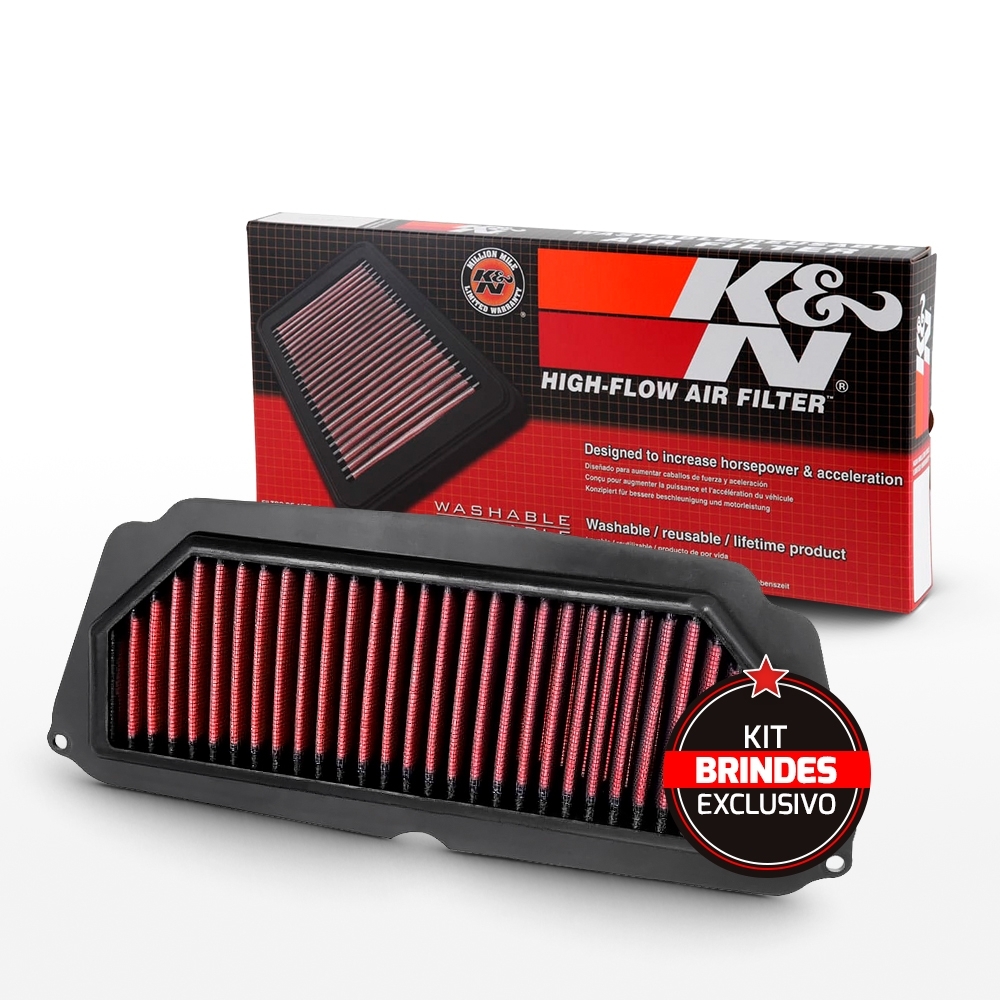 FILTRO DE AR ESPORTIVO K&N CB650R CBR650R 2019 EM DIANTE HA-6519