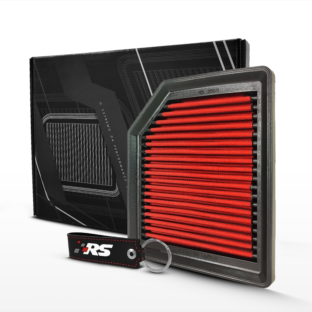 Filtro De Ar Esportivo Civic 1.8 16v Exs Lxs Lxl 2007 A 2011