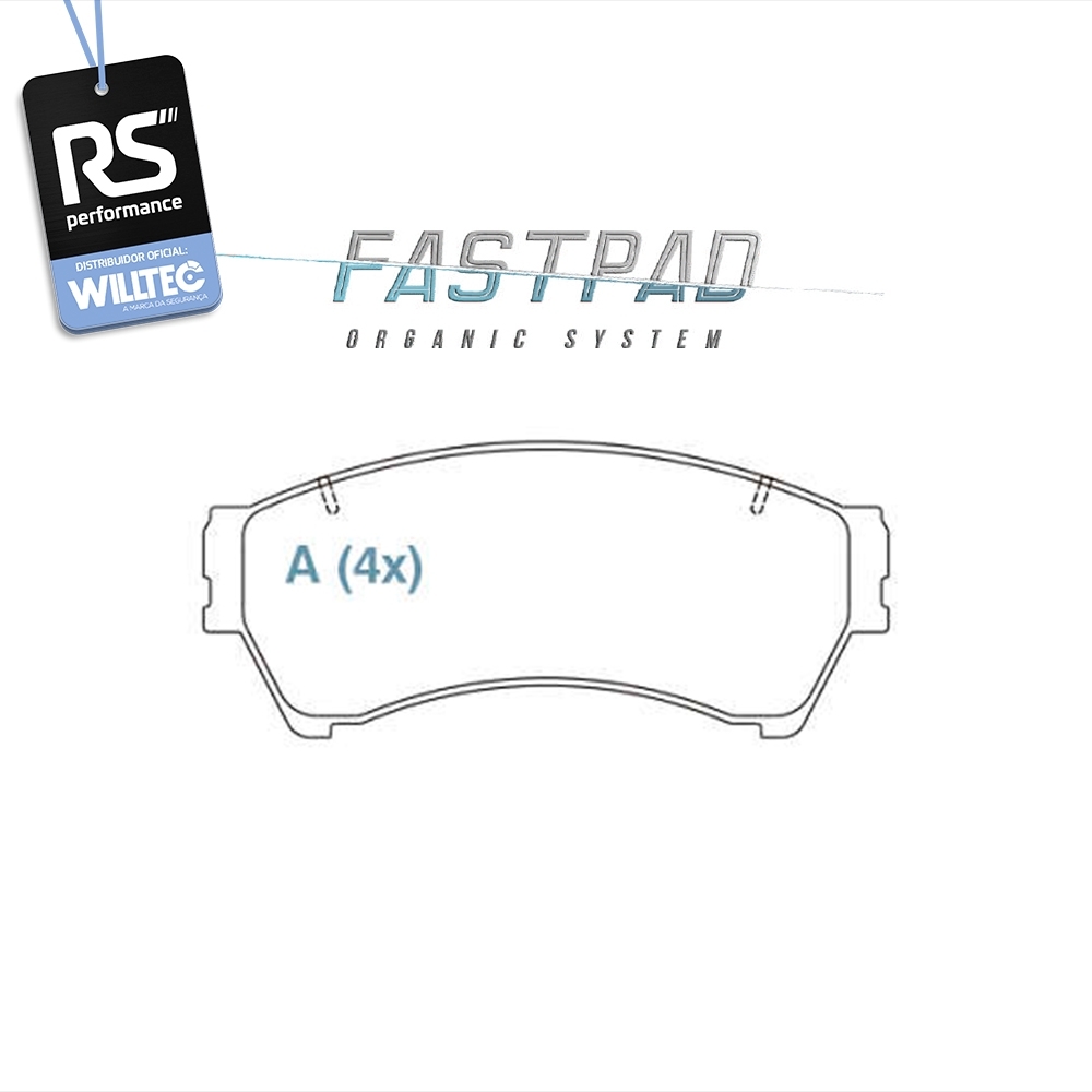 Pastilha De Freio Dianteira Willtec Ford Fusion 2006-2012