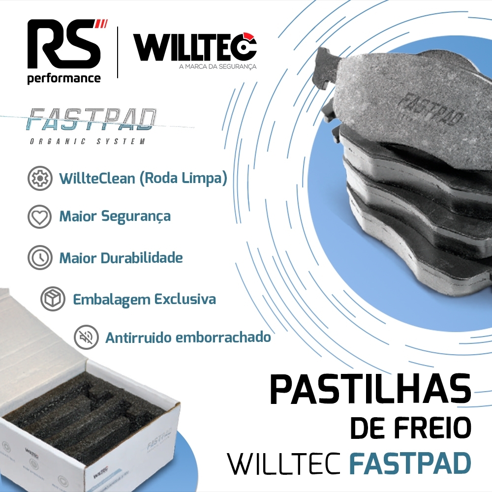 Pastilha De Freio Dianteira Willtec Ford Fusion 2006-2012