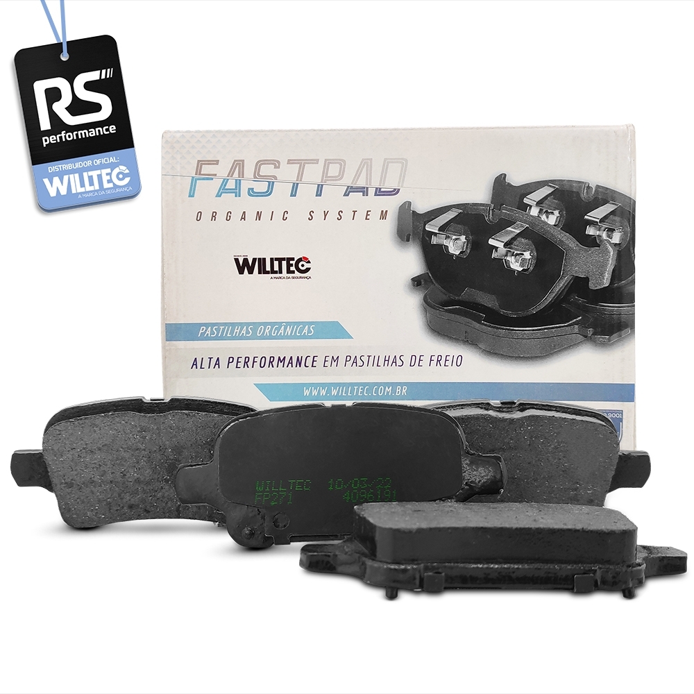 Pastilha De Freio Dianteira Willtec Ford Fusion 2006-2012