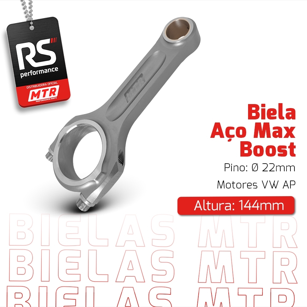 Kit De 3 Bielas Mtr Vw 1.0 Tsi Pro Boost 140mm Pino 19 350cv