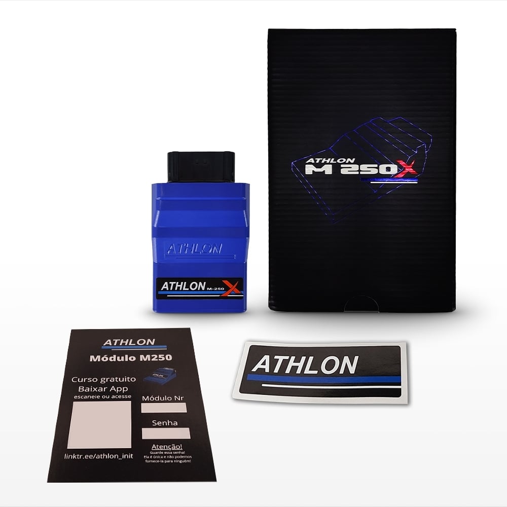 Módulo De Injeção Programável Athlon M250 P/ Motos Honda App