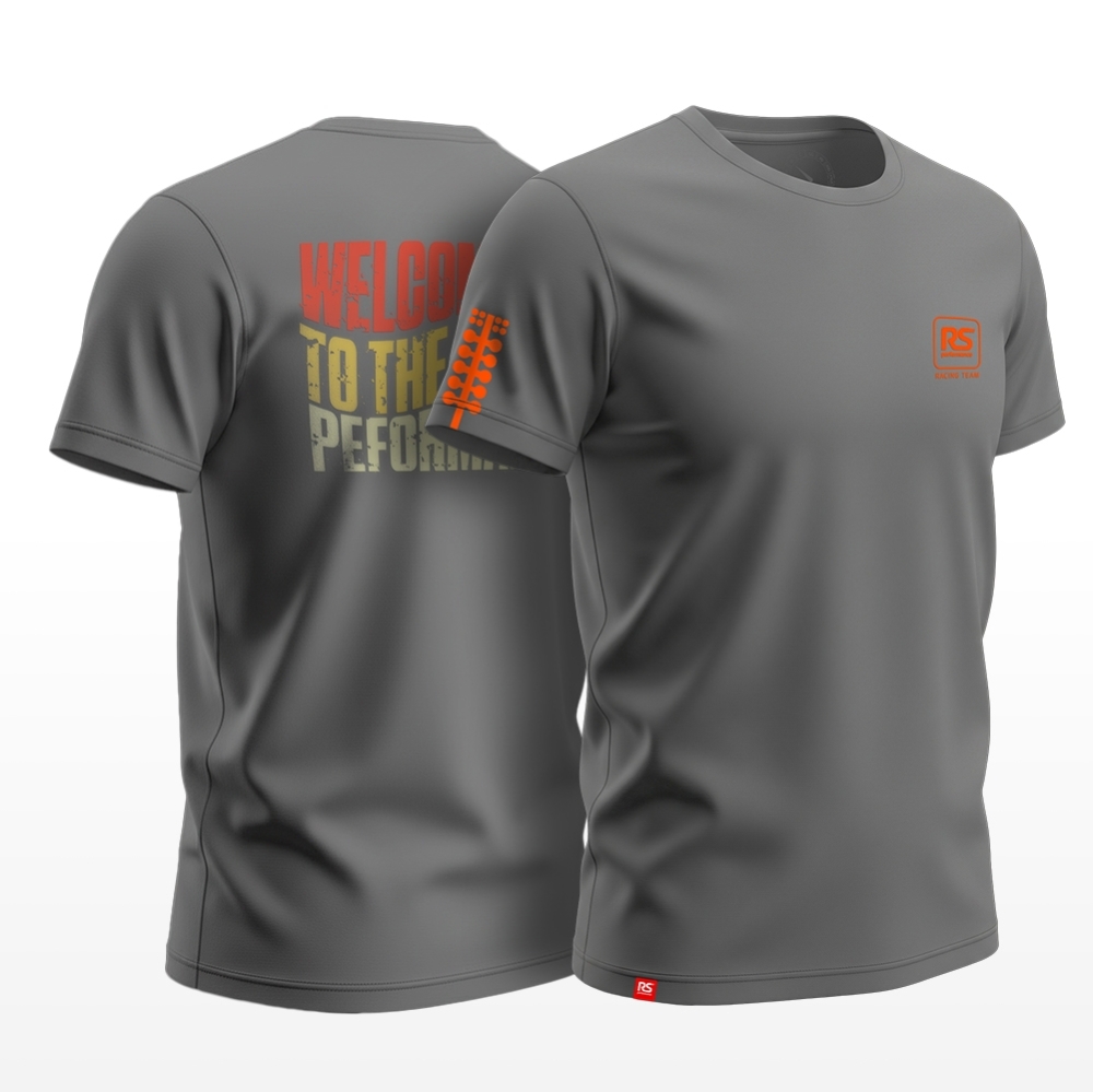 Camiseta Rs Performance Cinza Welcome To The Performance