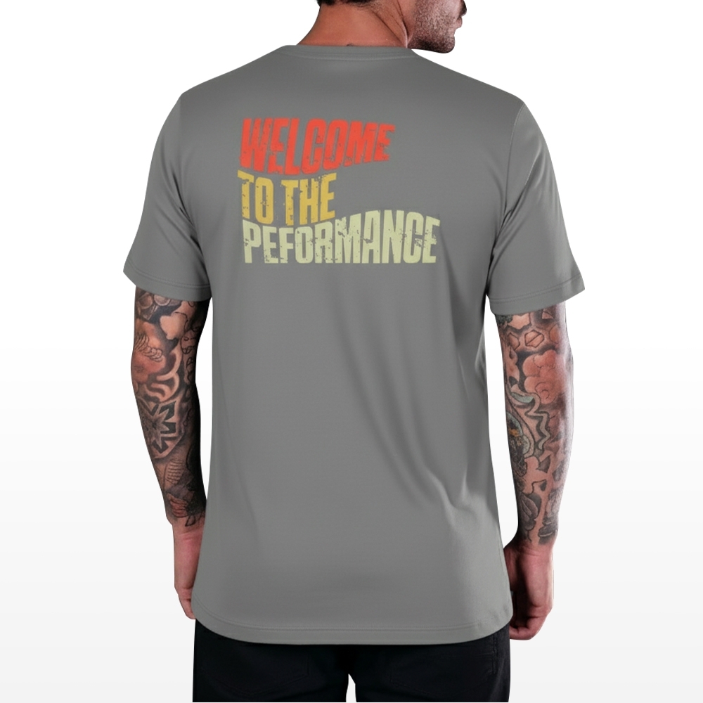 Camiseta Rs Performance Cinza Welcome To The Performance