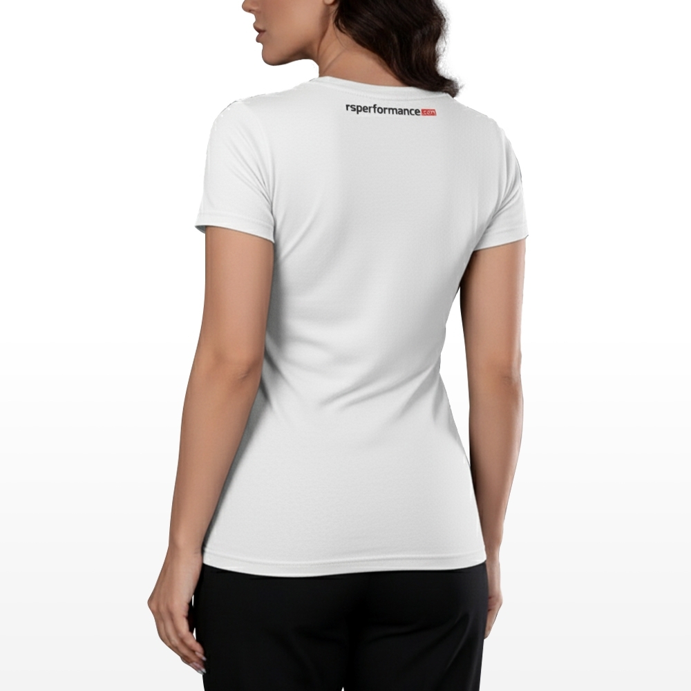 Camiseta Rs Performance Branca Feminina Estampa Welcome