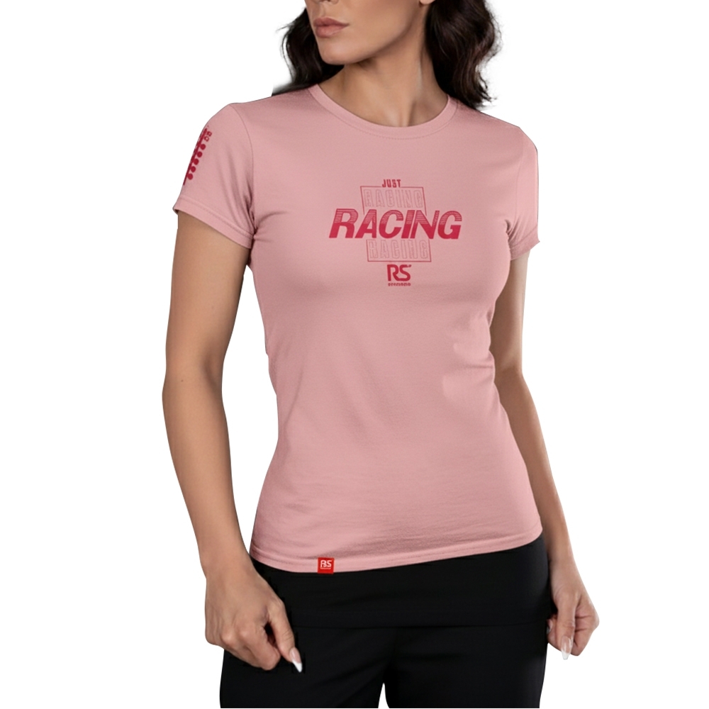 Camiseta Rs Performance Feminina Estampa Just Racing