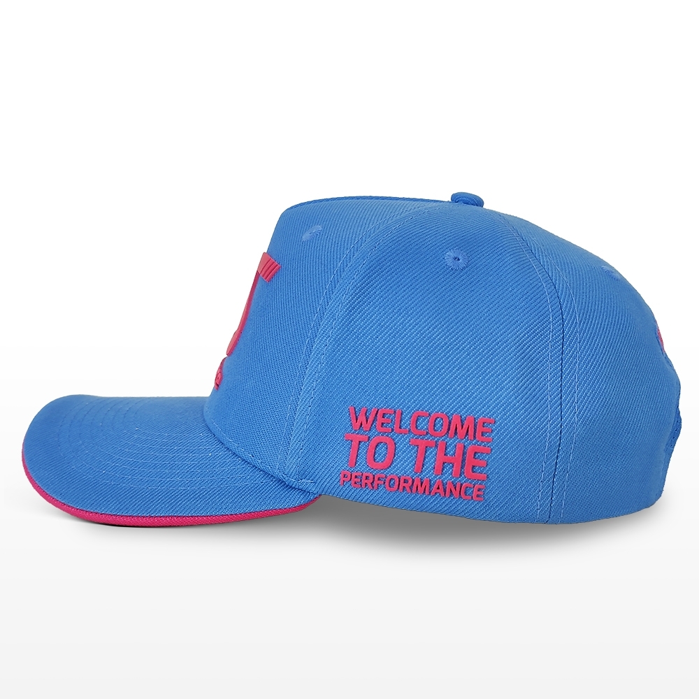 Boné Rs Performance Azul Celeste Aba Curva Trucker