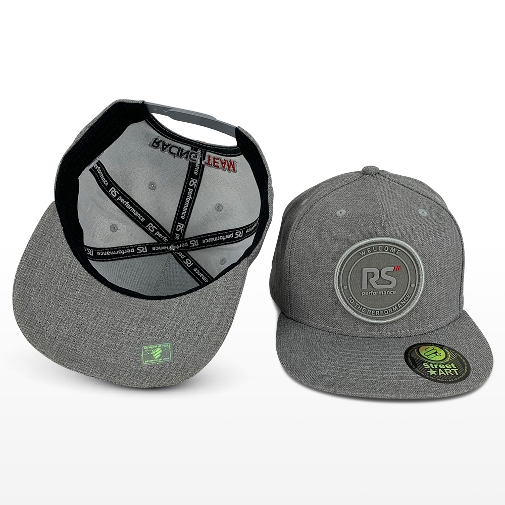 Boné Rs Performance Cinza Médio Trucker Aba Reta