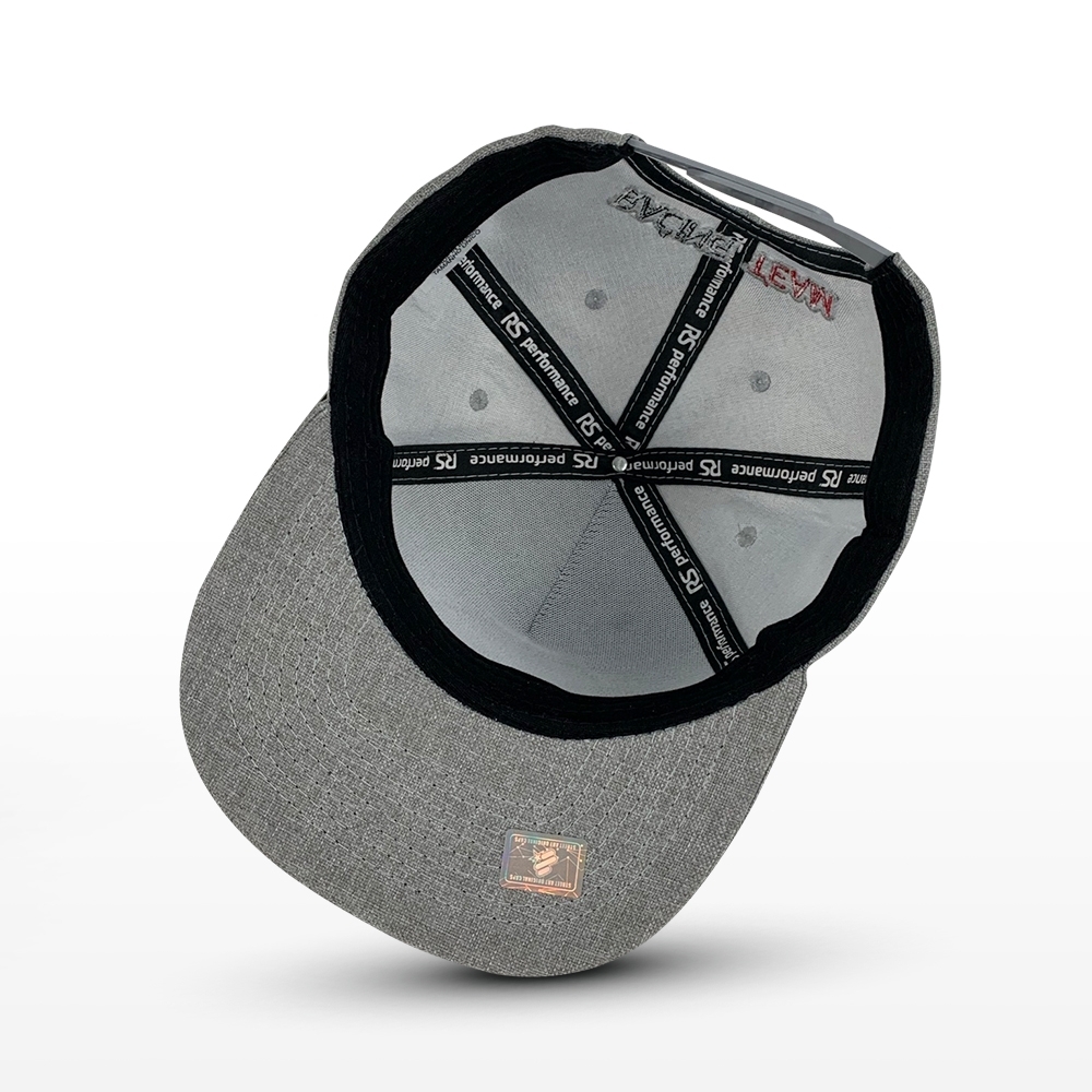 Boné Rs Performance Cinza Médio Trucker Aba Reta