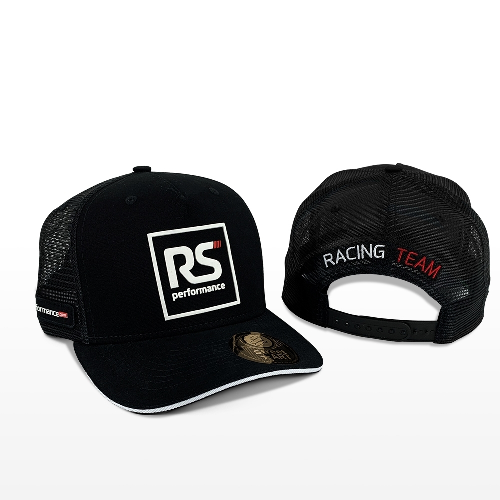 Boné Rs Performance Preto Branco Trucker Masculino