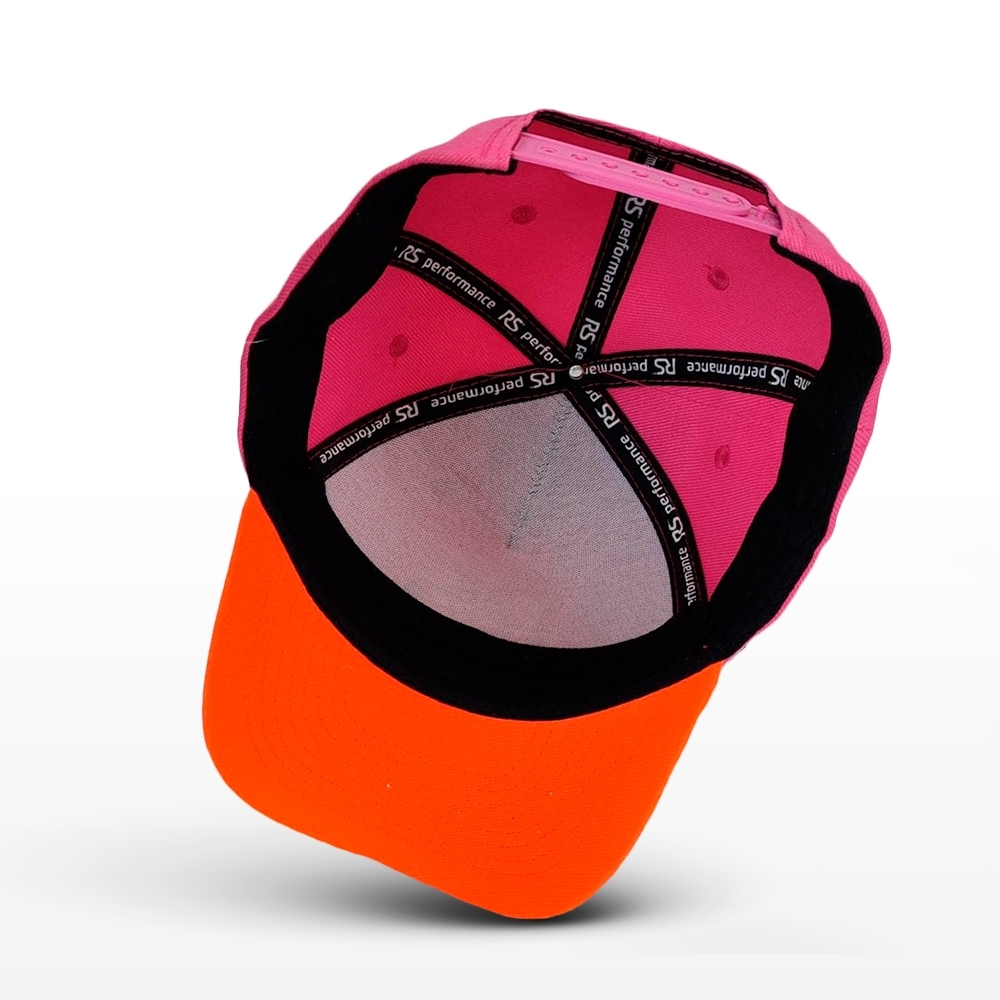 Boné Rs Performance Pink Laranja Americano B-510