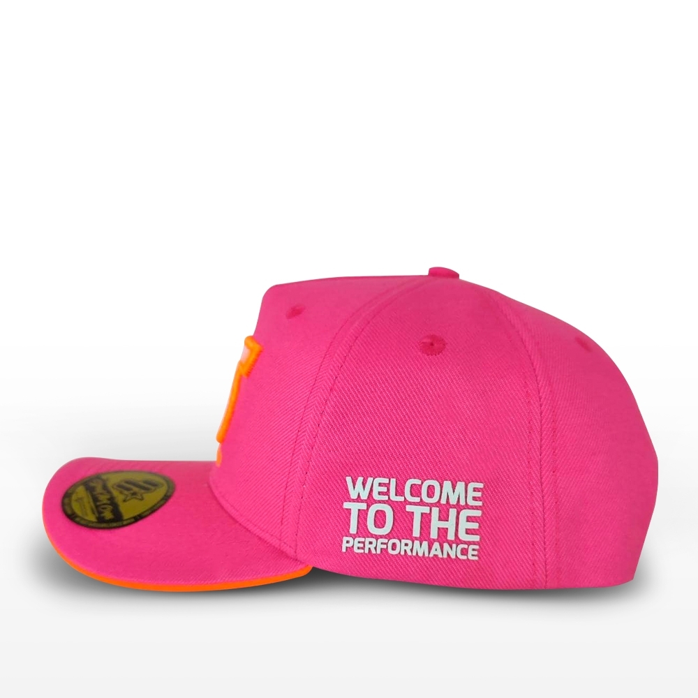 Boné Rs Performance Pink Laranja Americano B-510