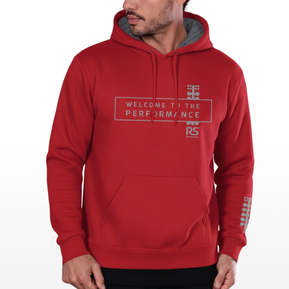 Moletom Rs Performance Vermelho Sinaleira Pinheirinho