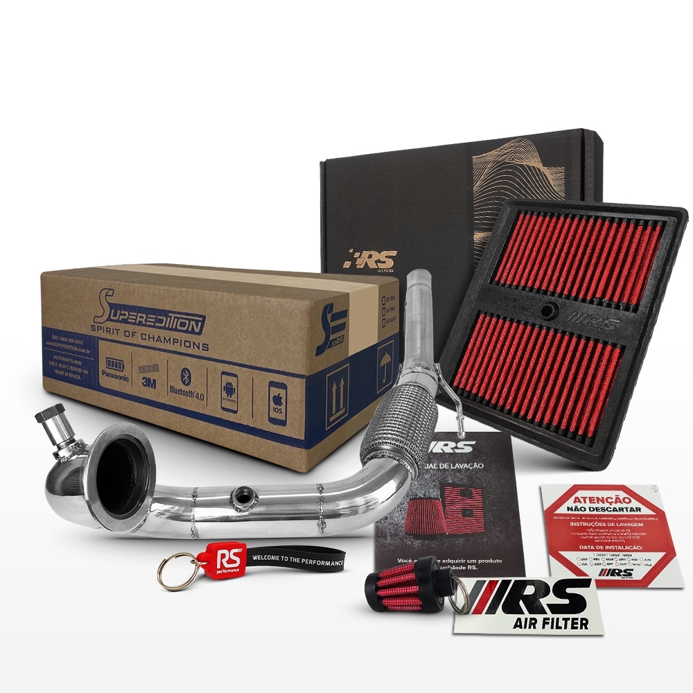 Kit Stage 2 RS Downpipe + Filtro Vw Up TSI 1.0T 105cv