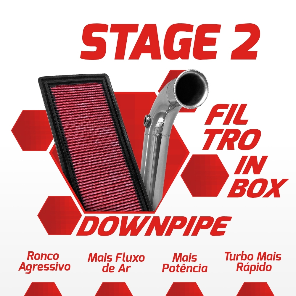 Kit Stage 2 RS Downpipe + Filtro THP 1.6 165cv Plug And Play