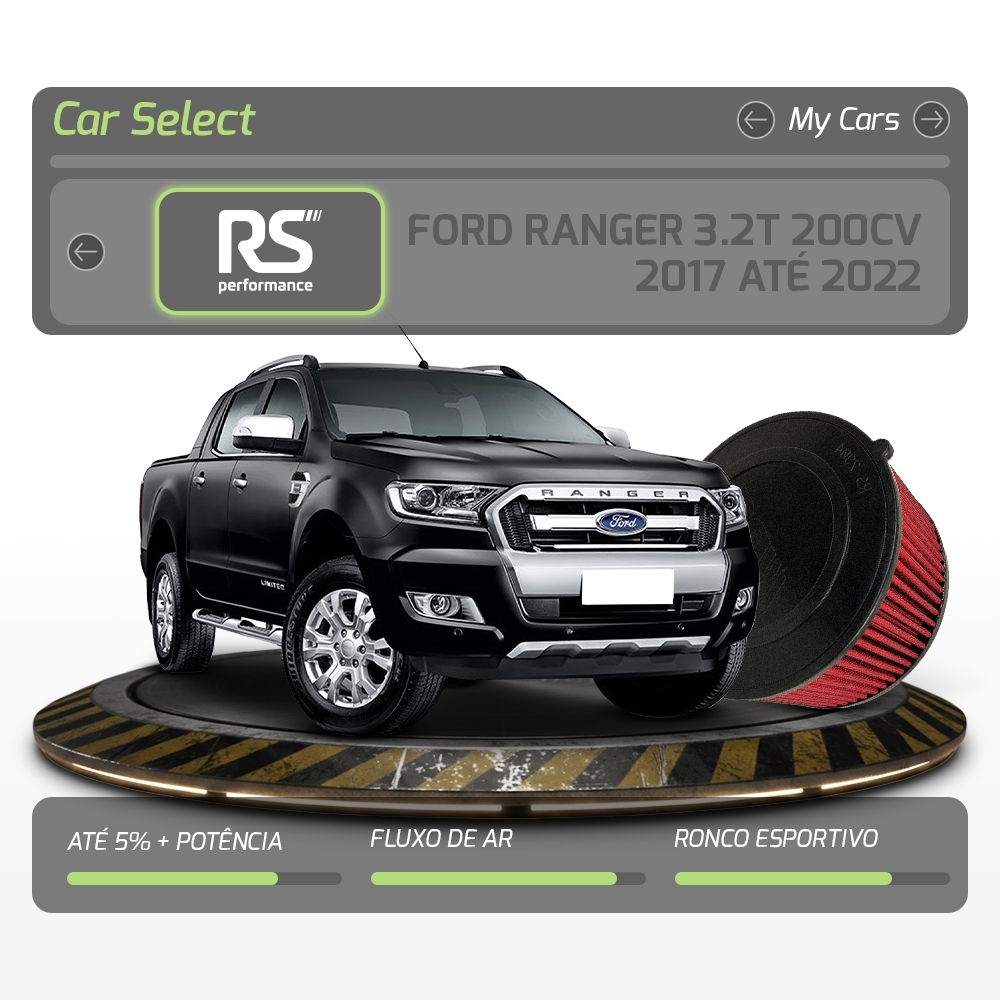 Kit Stage 2 RS Downpipe + Filtro Ford Ranger 3.2 200cv