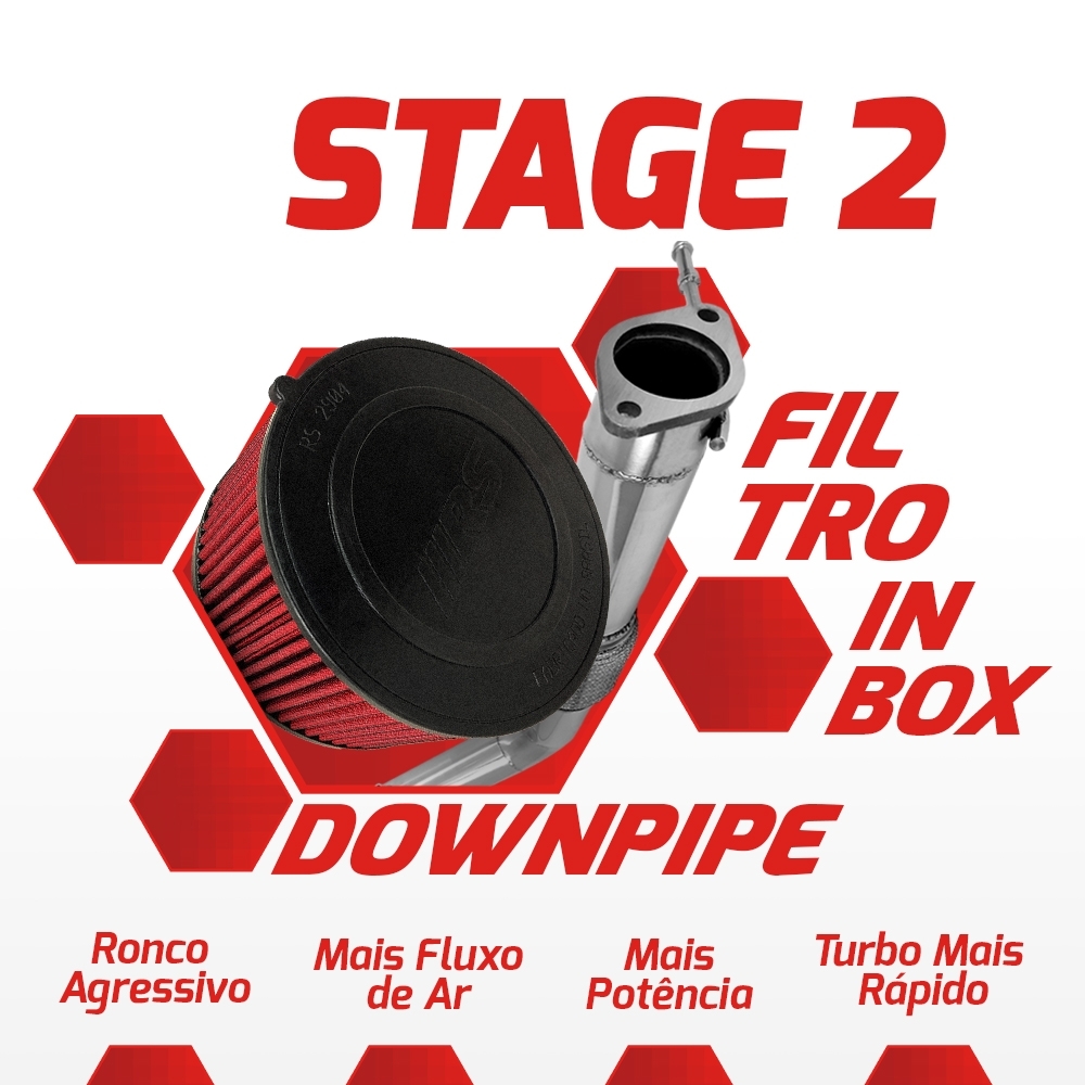 Kit Stage 2 RS Downpipe + Filtro Ford Ranger 3.2 200cv