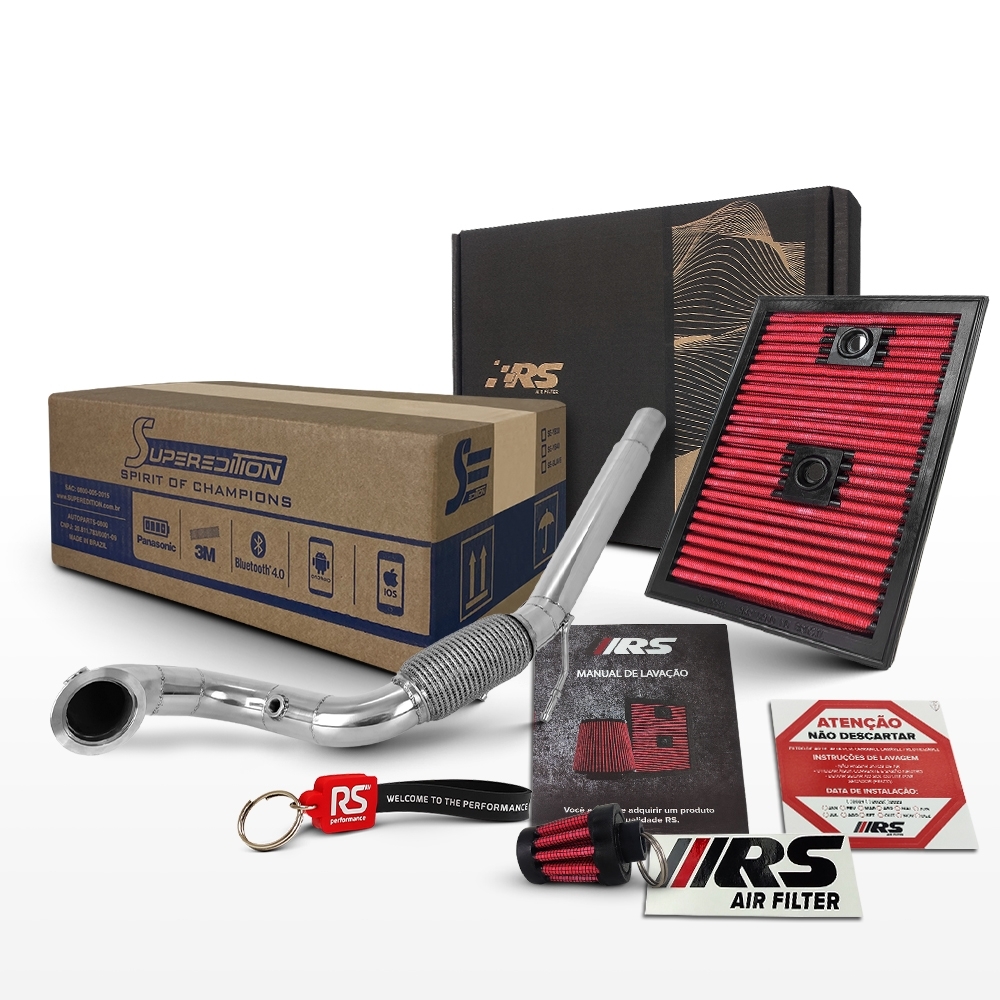 Kit Stage 2 RS Downpipe Filtro Polo Virtus Tcross 1.4 150cv