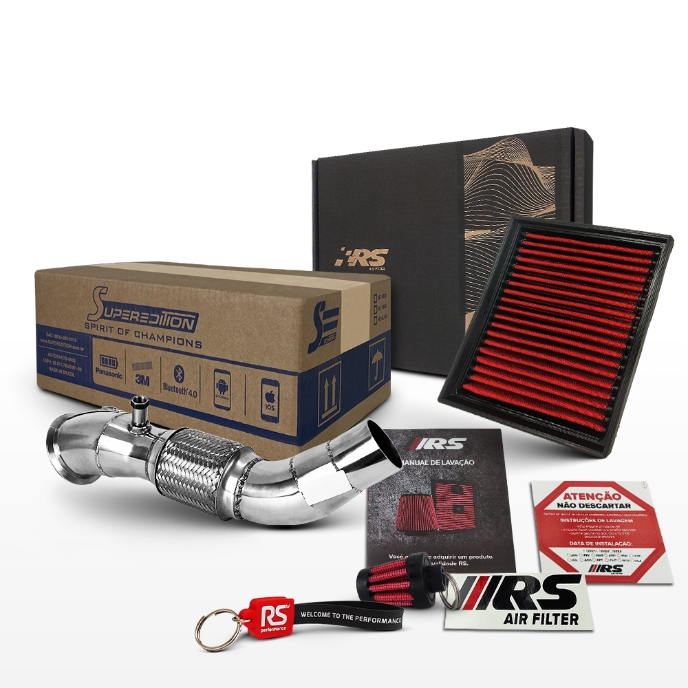 Kit Stage 2 RS Downpipe + Filtro BMW N20 2.0 184CV ou 245CV