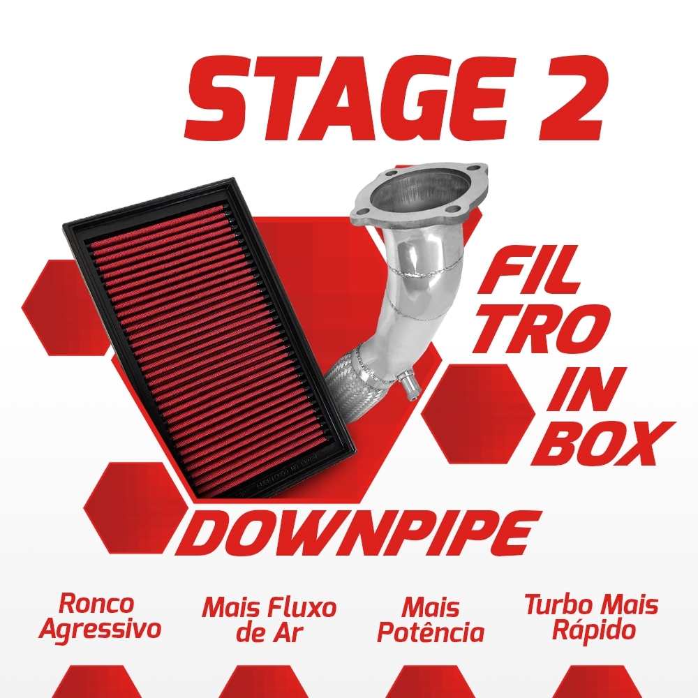 Kit Stage 2 RS Downpipe + Filtro Audi A3 1.8T 180cv 1999-03