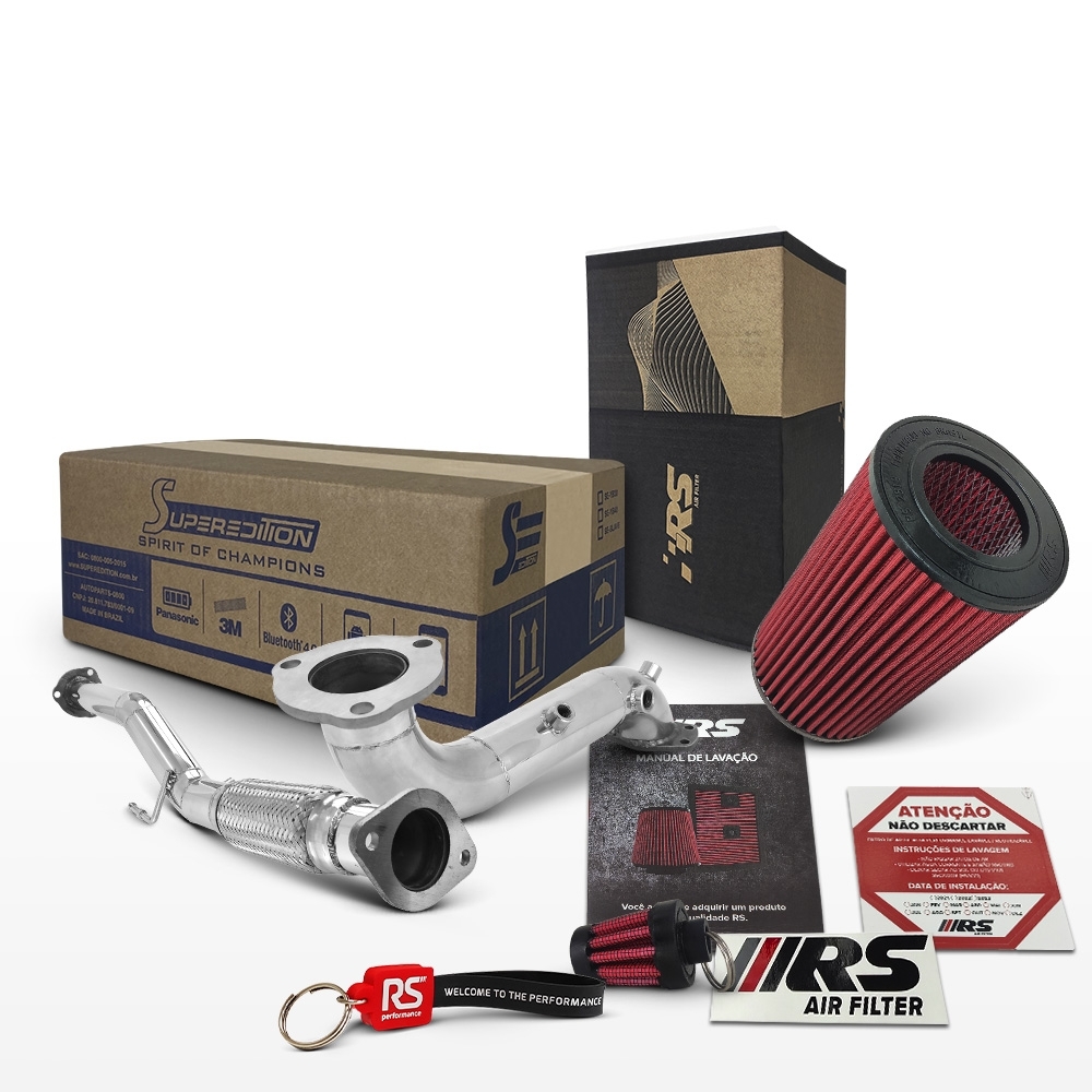 Kit Stage 2 RS Downpipe + Filtro GM S10 2.8T 200cv 2023+