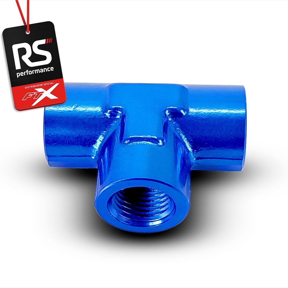Nipel / Niple Tipo T FTX de 1/8 NPT (3,18mm) Femea