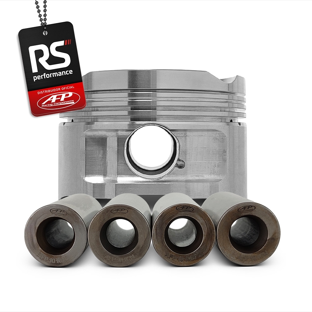 Kit 4 Pistão Renault Sandero RS 2.0T 16V Côncavo C/ Cavas