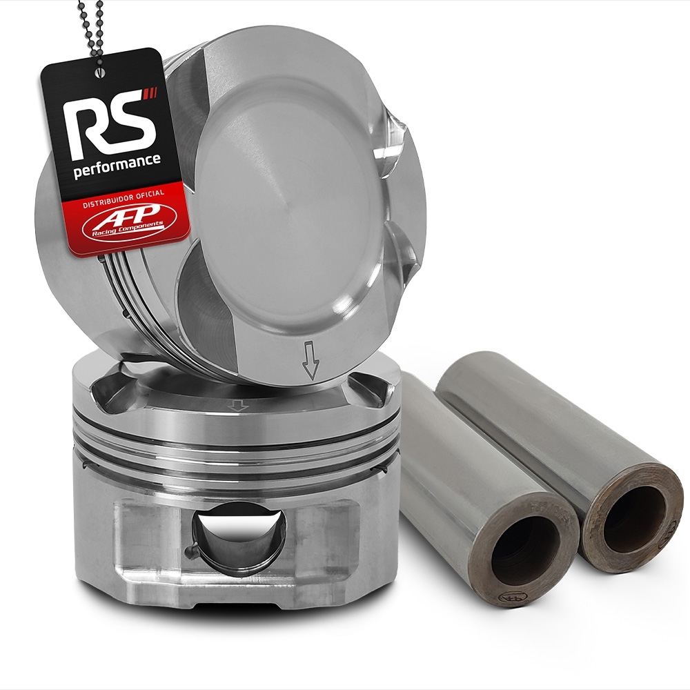 Kit 4 Pistão Renault Sandero RS 2.0T 16V Côncavo C/ Cavas