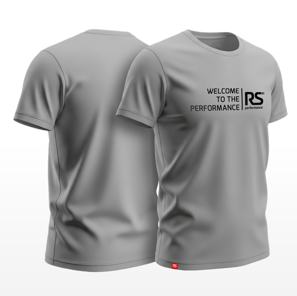 Camiseta Rs Performance Cinza Welcome To The Performance