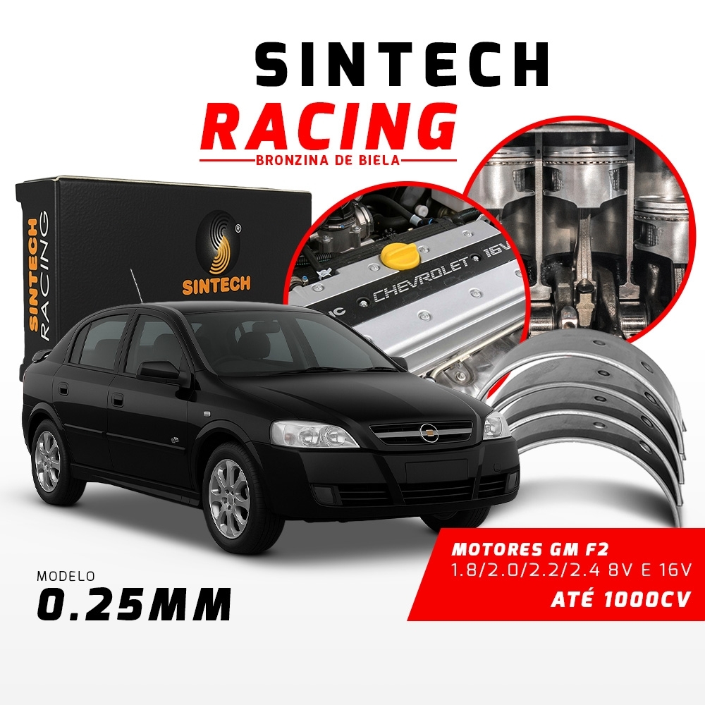 Jogo De Bronzina De Biela Sintech Black 025 ASTRA C20XE
