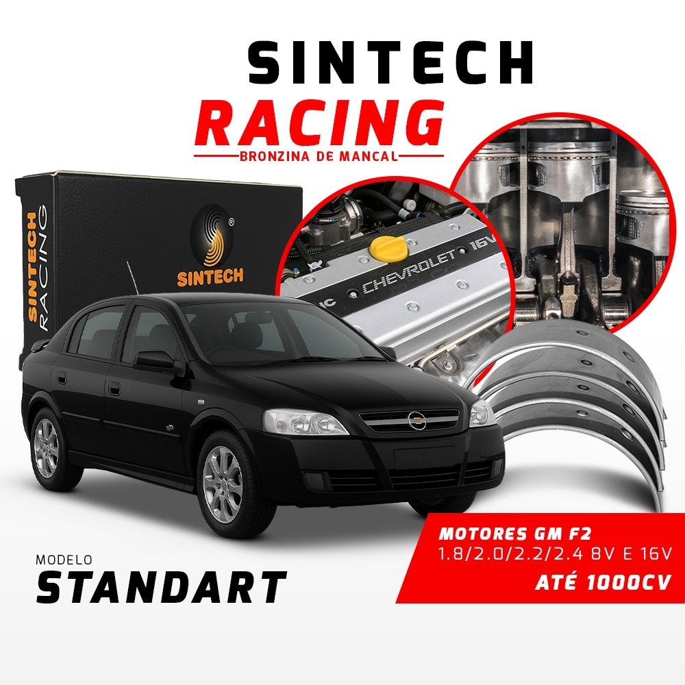 Jogo Bronzina De Mancal Sintech Black Standard ASTRA C20XE