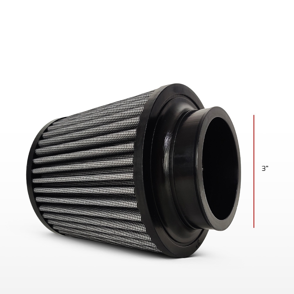 Filtro De Ar Conico Fueltech Street Duplo Fluxo 3Pol E 120Mm
