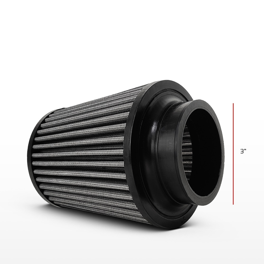 Filtro De Ar Conico Fueltech Street Duplo Fluxo 3Pol E 140mm