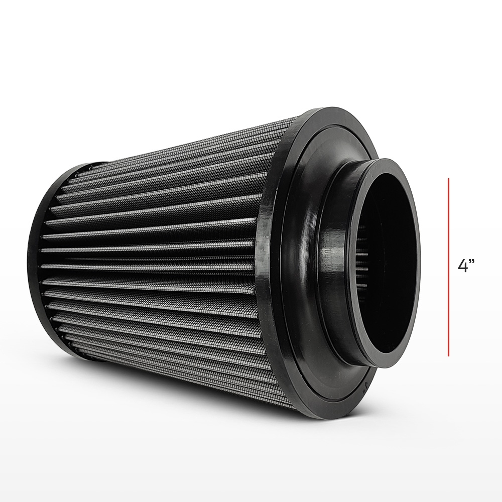 Filtro De Ar Duplo Fluxo Fueltech Street  4Pol E 180mm