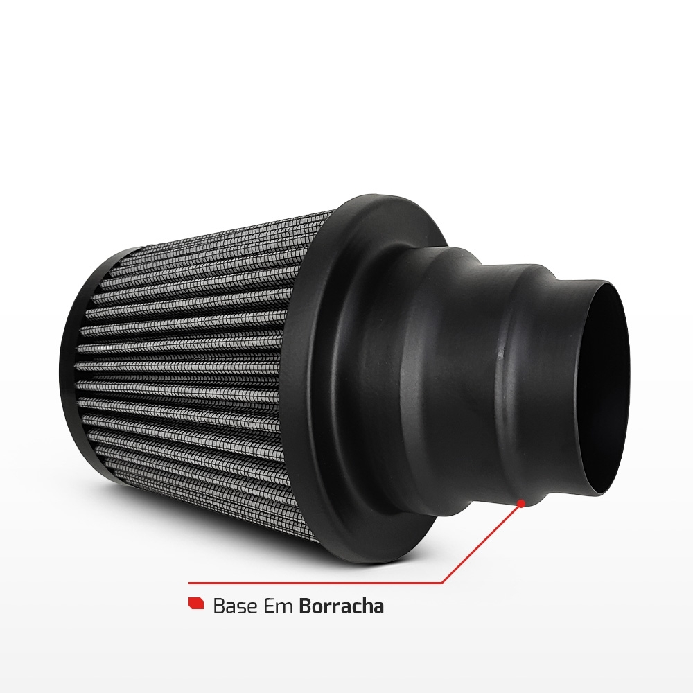 Filtro De Ar Conico Fueltech Street Multi Mono Fluxo 100mm