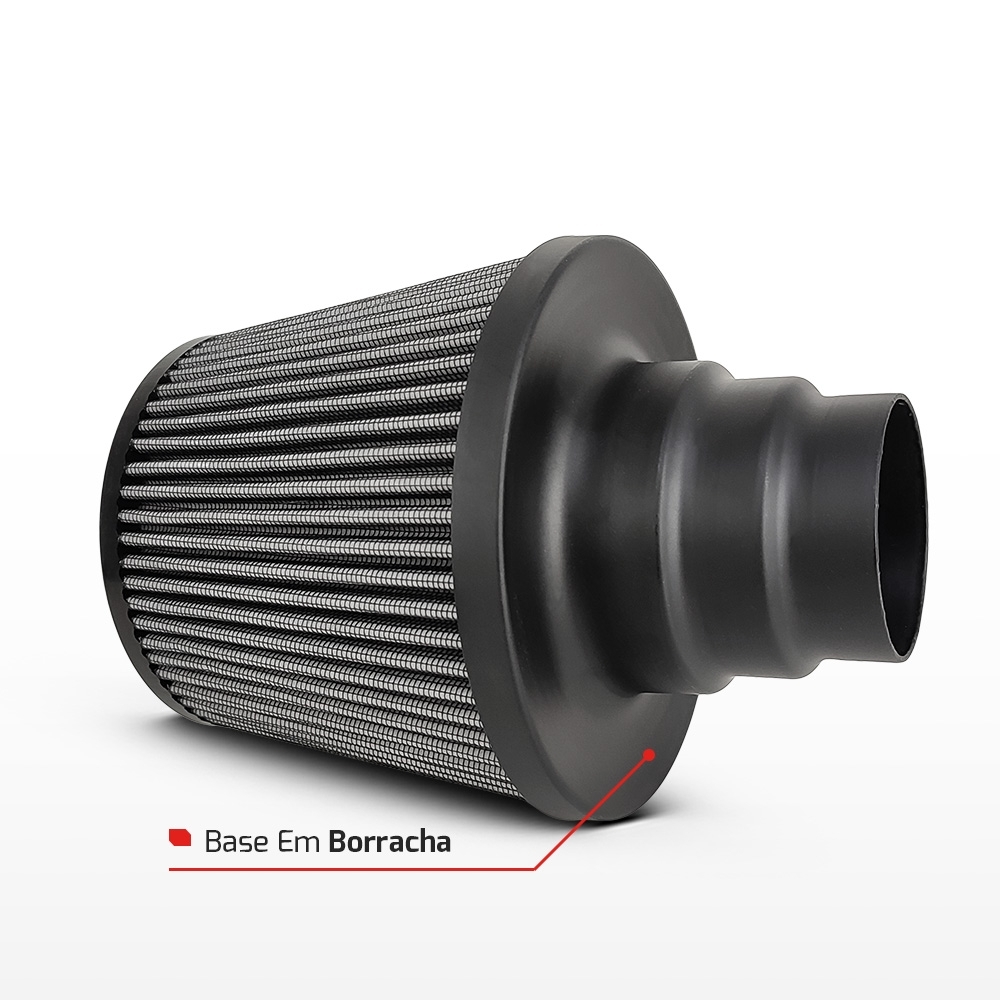 Filtro De Ar Conico Fueltech Street Multi Duplo Fluxo 120mm